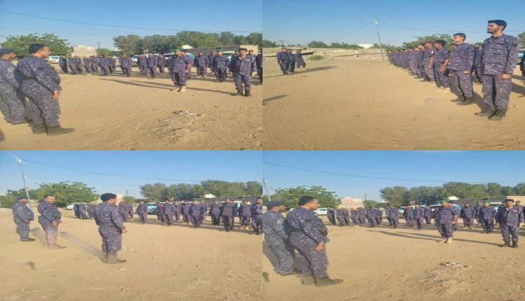 بالصور.. استعراض عسكري يبرز قوة شرطة النجدة في لحج
