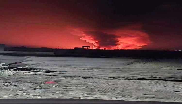 ألسنة اللهب تلتهم سماء الجوف.. تفاصيل