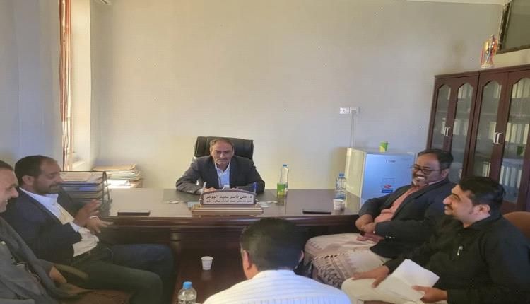 بحث أوضاع مكتب الصحة بمحافظة شبوة