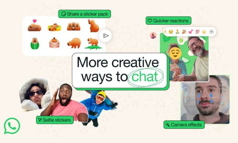 حوّل صورتك إلى ملصق.. واتساب تطلق مزايا جديدة للكاميرا والملصقات - موقع الخليج الان