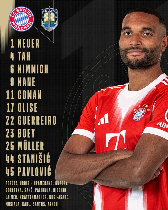 التشكيل الرسمي لمباراة بايرن ميونخ وأوكلاند سيتي في كأس العالم للأندية - الخليج الان