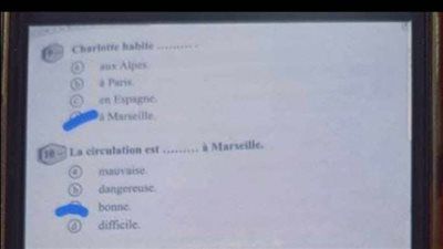 عاجل | تداول امتحان اللغة الفرنسية للثانوية العامة بعد 10 دقائق من اللجان - الخليج الان