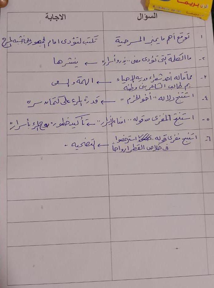 إجابات امتحان اللغة العربية للثانوية العامة 2025 اليوم على التليجرام - الخليج الان