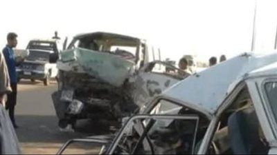 حادث تصادم أليم بطريق العين السخنة يؤدي إصابة 7 أشخاص - الخليج الان