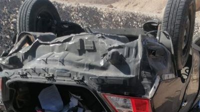 انقـ ـلاب سيارة سوزوكي بالفيوم يؤدي إلى إصابة 9 أشخاص - الخليج الان