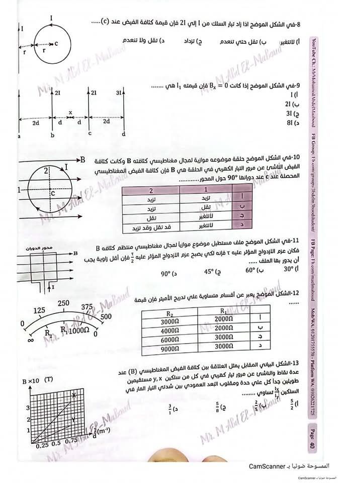 عشان تجيب النهائية فى «البعبع».. أسئلة متوقعة فى امتحان الفيزياء للثانوية العامة 2025 بنسبة 99% - الخليج الان