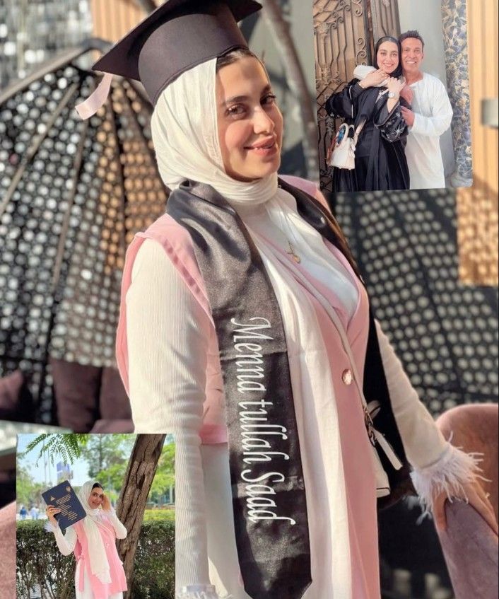 سعد الصغير يحتفل بتخرج ابنته: حبيبة بابا ووش السعد عليا - الخليج الان