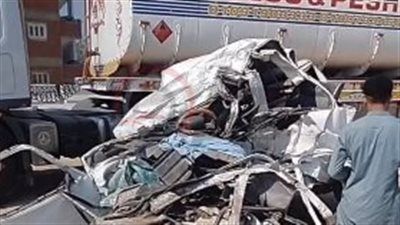 أول ظهو للمتتسبب في حادث طريق الموت بالمنوفية - الخليج الان