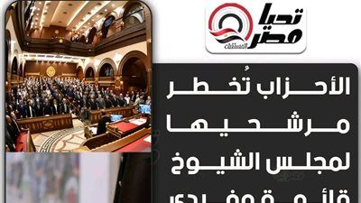 مصادر سياسية لـ«تليجراف الخليج»: الأحزاب تُخطر مرشحيها لمجلس الشيوخ (قائمة وفردي) غدًا الأحد - الخليج الان