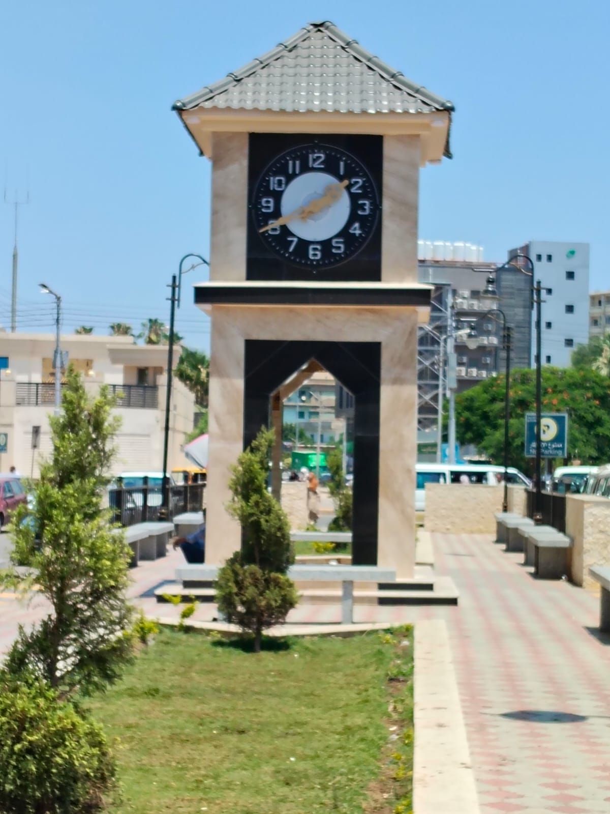 افتتاح ميدان الساعة بمحافظة كفرالشيخ بعد تطويره ضمن خطة تجميل المحافظة والارتقاء بالهوية البصرية - الخليج الان