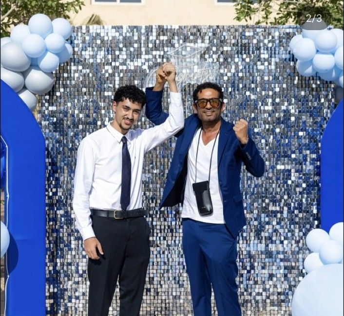 بالصور.. عمرو سعد يحتفل بتخرج نجله رابي: مبروك ياصاحبي - الخليج الان