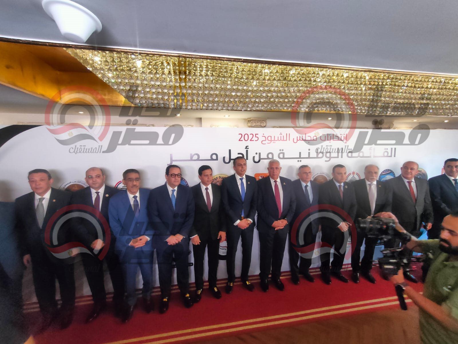 هيثم الشيخ ممثل تنسيقية شباب الأحزاب باجتماع الأحزاب في مستقبل وطن بشأن قائمة مجلس الشيوخ - الخليج الان