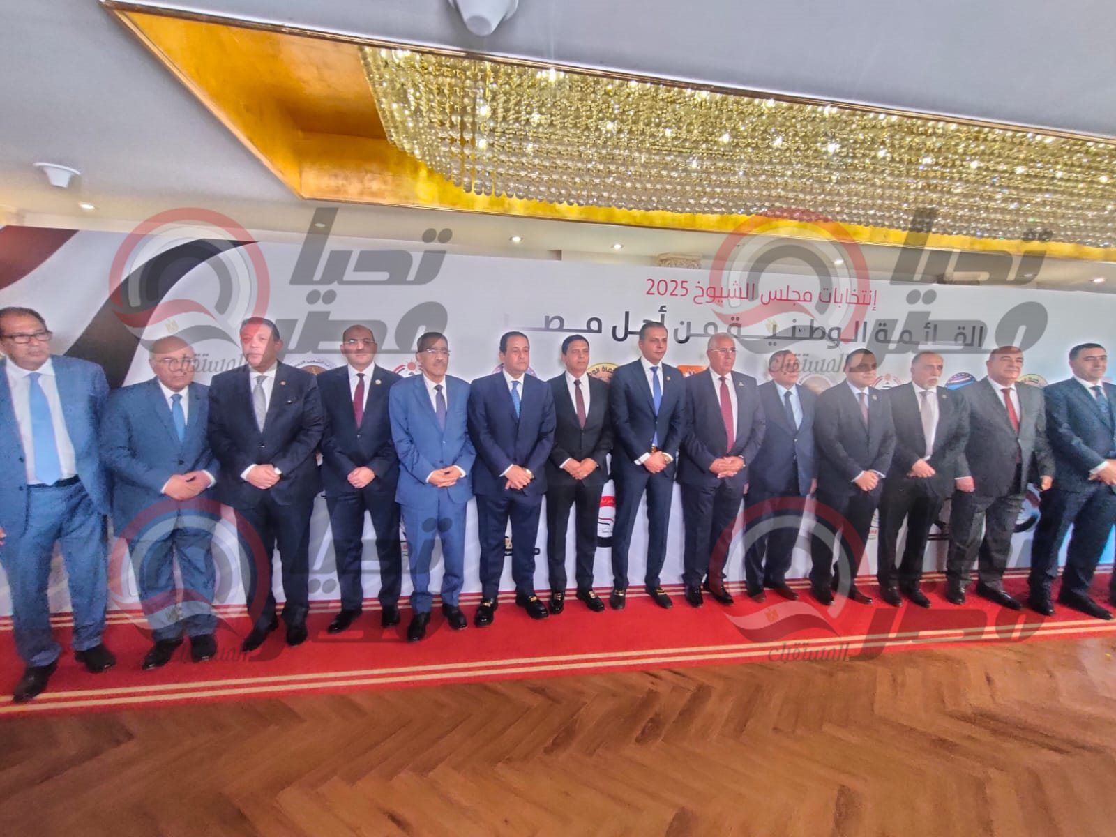 هيثم الشيخ ممثل تنسيقية شباب الأحزاب باجتماع الأحزاب في مستقبل وطن بشأن قائمة مجلس الشيوخ - الخليج الان