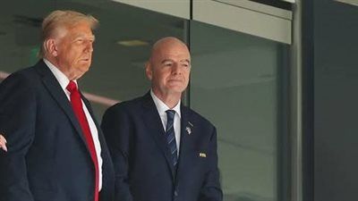 بجانب جياني إنفانتينو: دونالد ترامب رئيس أمريكا يحضر نهائي كأس العالم للأندية - الخليج الان