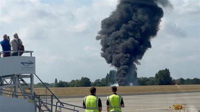كارثة جوية قرب لندن: تحطم طائرة خاصة ومصرع أربعة أجانب بعد دقائق من الإقلاع - الخليج الان