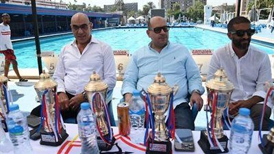 ياسر إدريس يشهد ختام بطولة الجمهورية للغطس بنادي الزمالك - الخليج الان