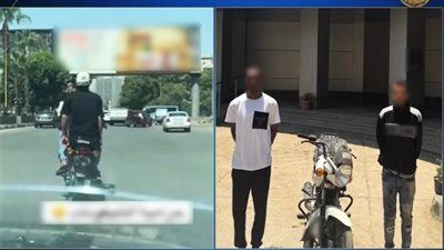 ضبط دراجة نارية بعد تداول فيديو تحذيري يكشف تغطية لوحاتها بكيس بلاستيكي في القاهرة - الخليج الان