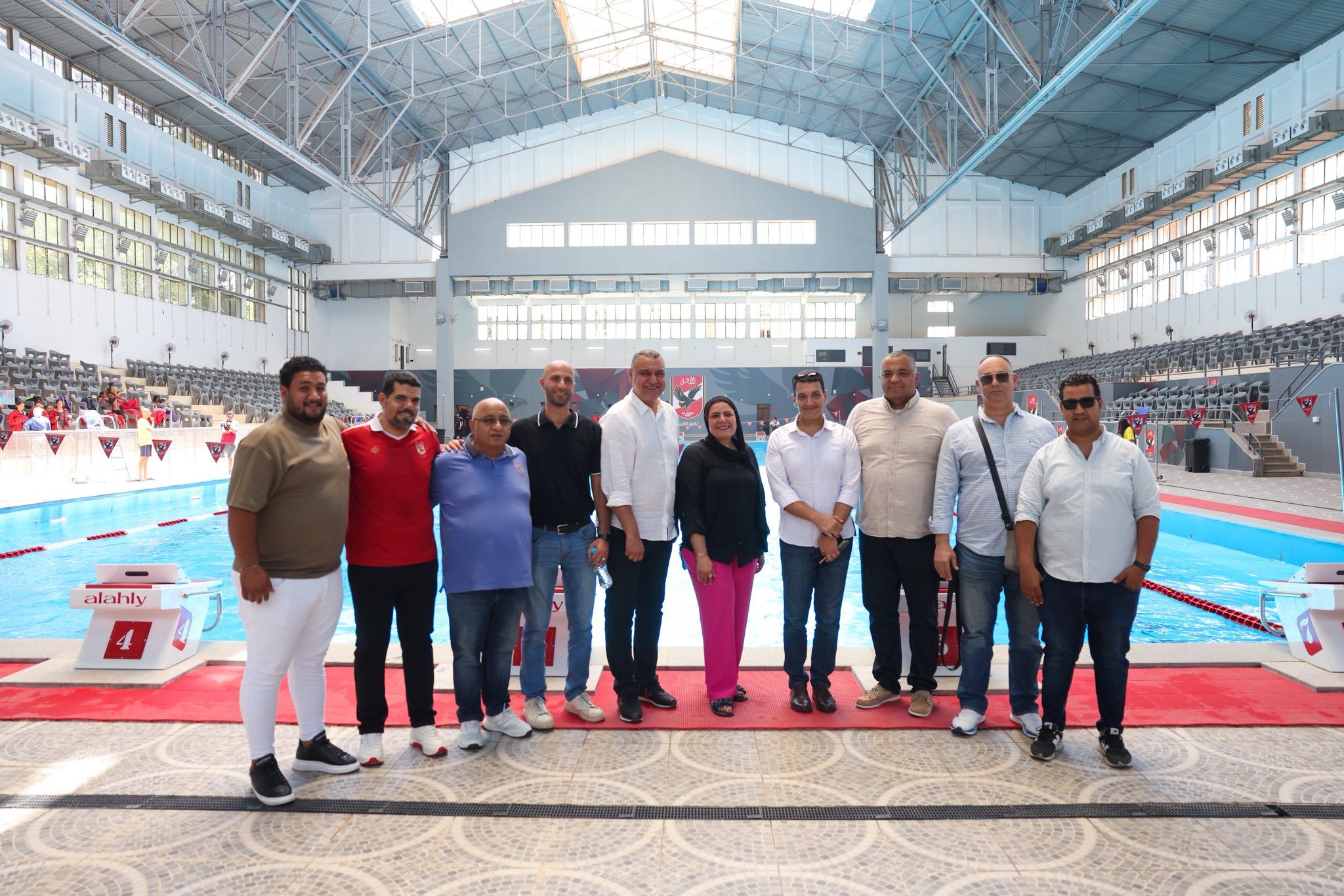 الخطيب يفتتح حمام سباحة "التربية والتعليم الأولمبي" داخل مقر النادي - الخليج الان