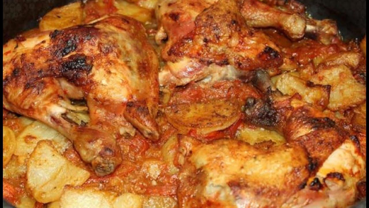 وجبة متكاملة.. صينية البطاطس بالفراخ مشبعة وسهلة