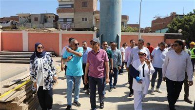 بنسبة تنفيذ 95%.. محافظ المنيا يتفقد محطة رفع صرف بردنوها لخدمة 30 ألف مواطن - الخليج الان