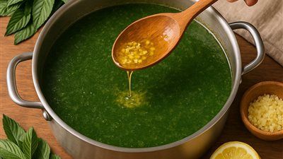 أسرار تحضير الملوخية الخضراء على الطريقة المصرية - الخليج الان