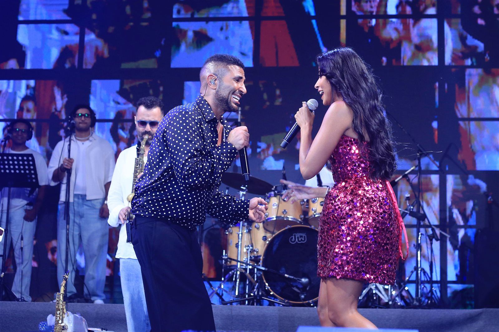 بأغنية تاني.. أحمد سعد وروبي يخطفان الأنظار في ليالي مراسي - الخليج الان