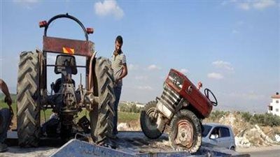 مصرع سائق في حادث جرار زراعي في البلينا بسوهاج - الخليج الان