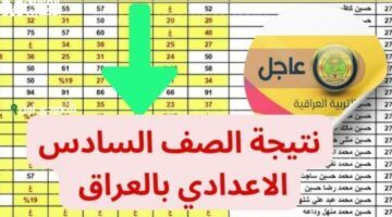 ارفع راسك .. نتائج السادس الإعدادي 2025 العراق برقم الامتحاني فخر ونجاح