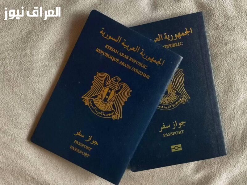 جوازك يسجل أونلاين.. النظام الرقمي لتسجيل جوازات السفر في سوريا 2025 جديد وحديث