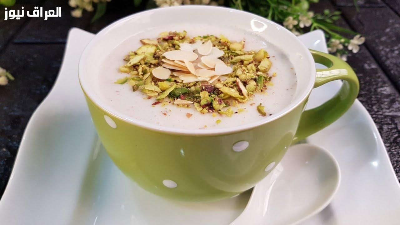 السحلب الشتوي اللي بيدفي القلب..بالمكسرات وجوز الهند وطعم الكريمة اللى بيغرق الحواس 