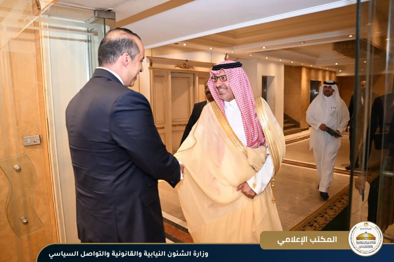 المستشار محمود فوزي يلتقي بالسفير صالح بن عيد الحصيني سفير خادم الحرمين الشريفين ويشيد بعمق العلاقات التاريخية بين البلدين - الخليج الان