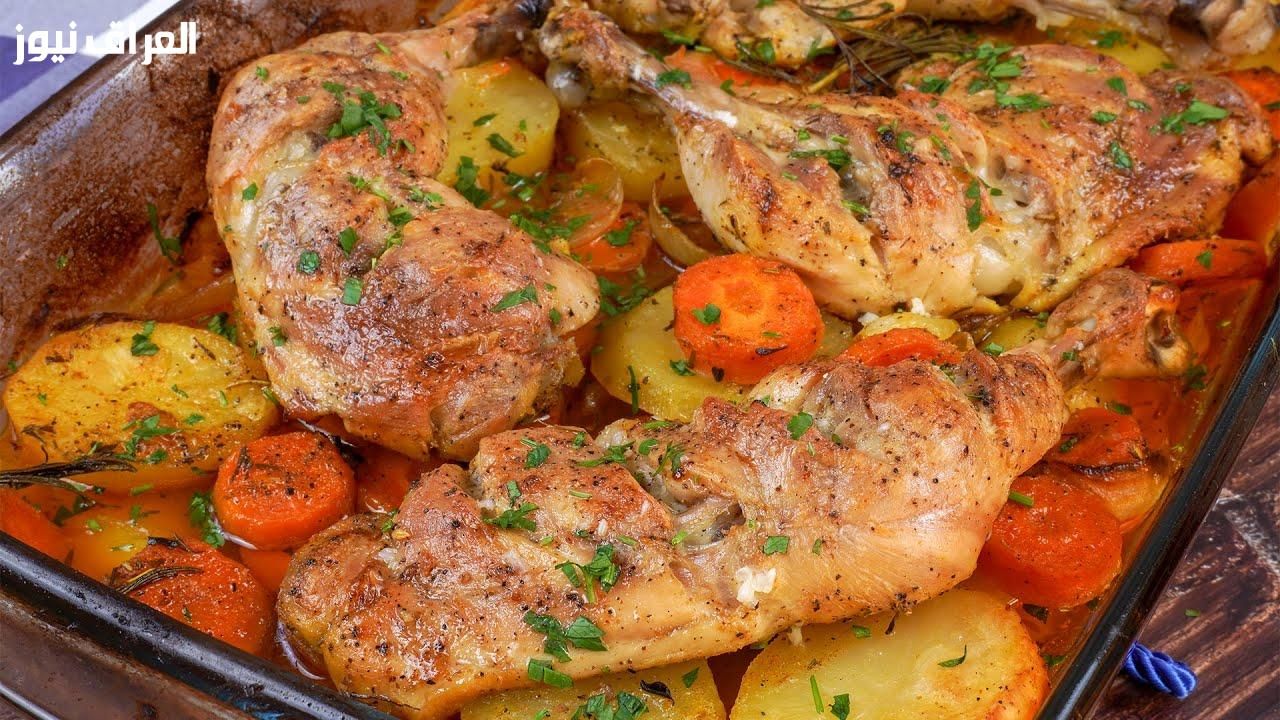 دجاج بالريحة الصح.. أفخاذ الدجاج بالزبدة والليمون متبلة ومشربة