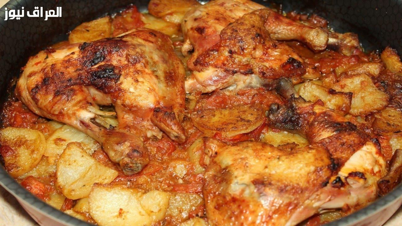 أكلة سريعة .. طريقة عمل صينية البطاطس بالفراخ بطعم الجدّات