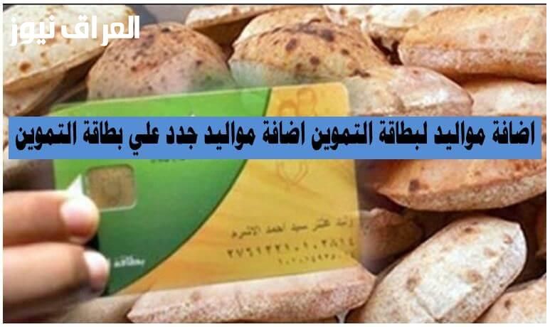 وزّع مواردك..إضافة المواليد إلى البطاقات التموينية 2025 وطريقة التسجيل