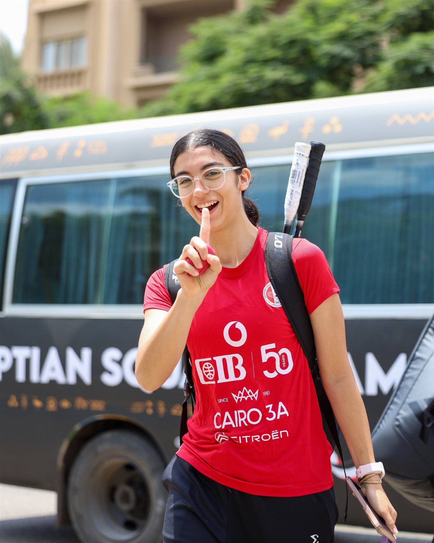 خاص لـ تليجراف الخليج| بطلة الاسكواش أمينة عرفي: سعيدة بالتتويج وأحلم بالذهب في أولمبياد لوس أنجلوس 2028 - الخليج الان