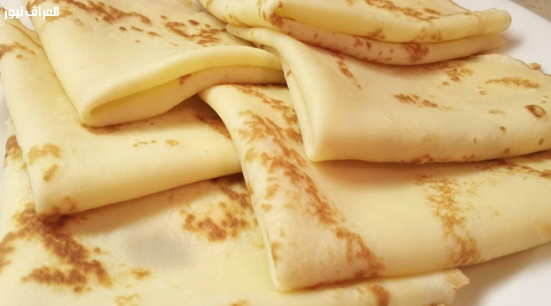 فطور فرنسي..طريقة تحضير الكريب بدون تشققات