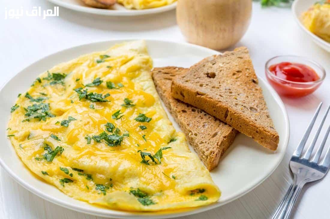 فطور بلدي..طريقة تحضير أومليت بالفطر بخضار وفطر طازج