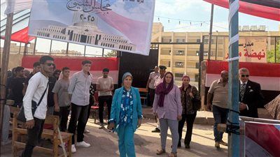 صبورة السيد تتفقد لجان أكتوبر: مشاركة قوية وتنظيم يليق بصورة مصر - الخليج الان