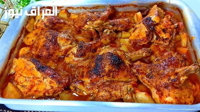 سيبها على الطاسة.. طريقة عمل صينية البطاطس بالفراخ مزاج العيلة