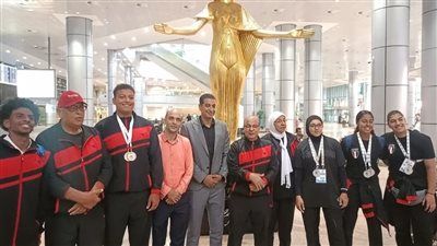 استقبال شعبي لبعثة فراعنة ألعاب القوى بعد المشاركة بدورة الألعاب الأفريقية للمدارس - الخليج الان