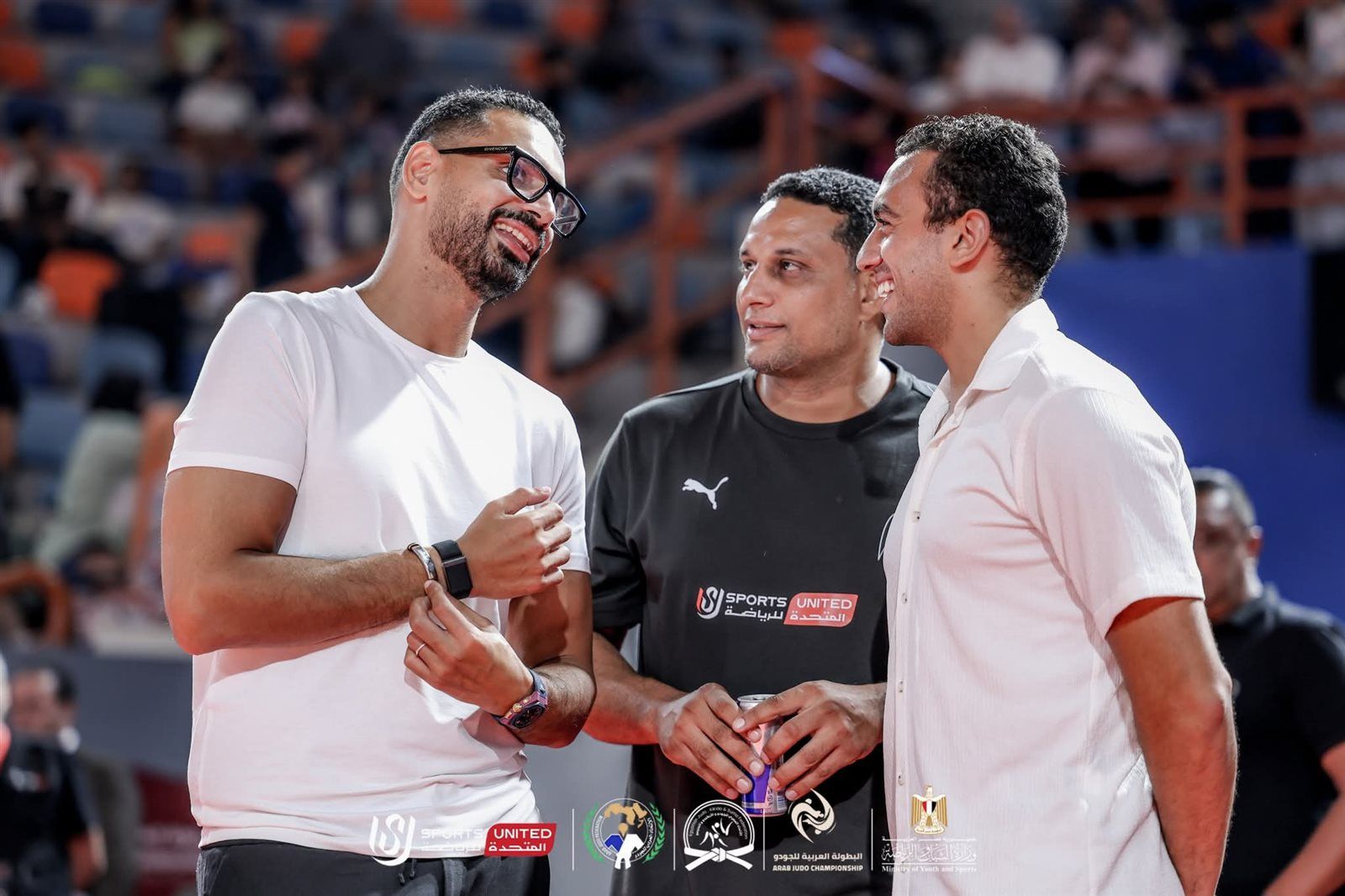 مطيع والجندي وسالم وعبد الستار يتابعون منافسات البطولة العربية للجودو بالإسكندرية - الخليج الان