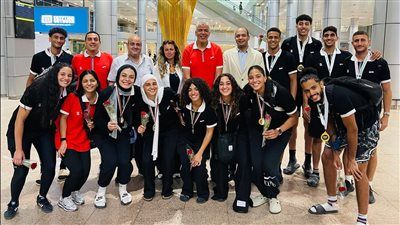 استقبال رسمي لمنتخب كرة السلة 3*3للشباب تحت 23 سنه بعد حصد لقب أفريقيا والصعود لكاس العالم بالصين - الخليج الان