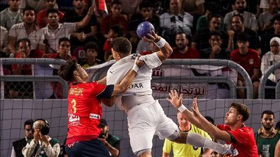 منتخب مصر يتقدم على إسبانيا في (13/15) الشوط الأول بربع نهائي مونديال اليد - الخليج الان