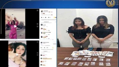 ضبط صانعتَي محتوى بحوزتهما مخدرات لنشرهما فيديوهات خادشة للحياء بأكتوبر - الخليج الان