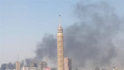 عاجل.. الدخان يغطي سماء القاهرة بسبب اندلاع حريق ضخم في بولاق - الخليج الان