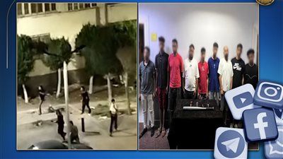 مشاجرة بالشيخ زايد بسبب دراجة نارية.. ضبط 9 متهمين والأسلحة المستخدمة - الخليج الان