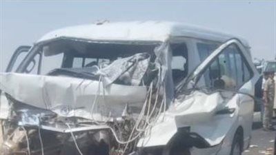 تفاصيل حادث تصادم على طريق المنصورة_جمصة - الخليج الان