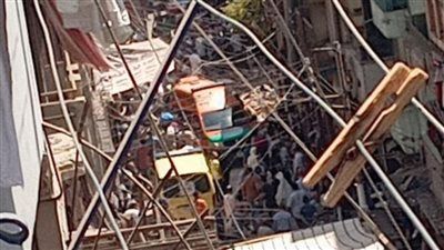 انهيار منزل مكون من 4 طوابق بالزقازيق واستنفار الأجهزة الأمنية - الخليج الان