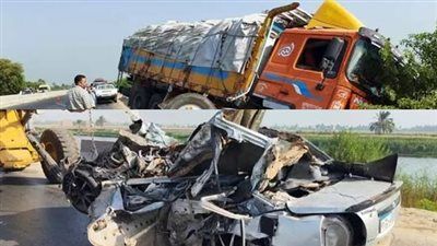 4 توفوا.. ننشر أسماء ضحايا حادث تصادم منفلوط في أسيوط - الخليج الان