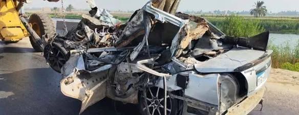 سقوط ميكروباص بالركاب أسفل الطريق الدائري بالمنيب يتسبب في إصابة عدد منهم - الخليج الان